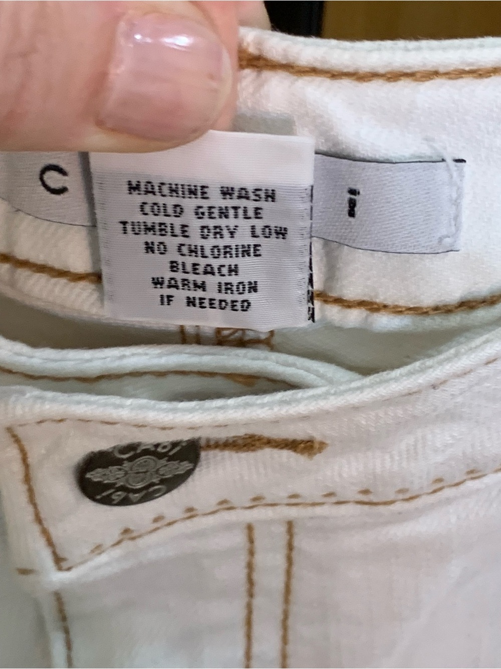Cabi Size 8 Capsule: Striped Blazer with Boot Cut Jeans in White & Dark Denim - Picture 11 of 15